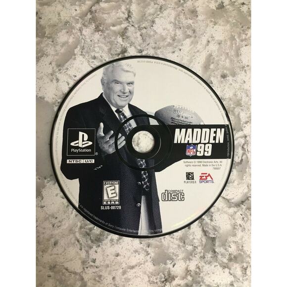 Madden NFL 99 (Sony PlayStation 1, 1998) - Picture 1 of 2